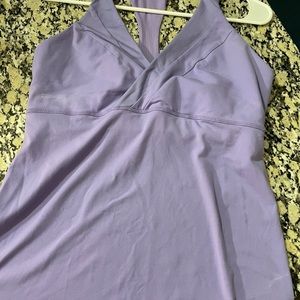 Lululemon Deep Breath Tank Grapeseed Size 12